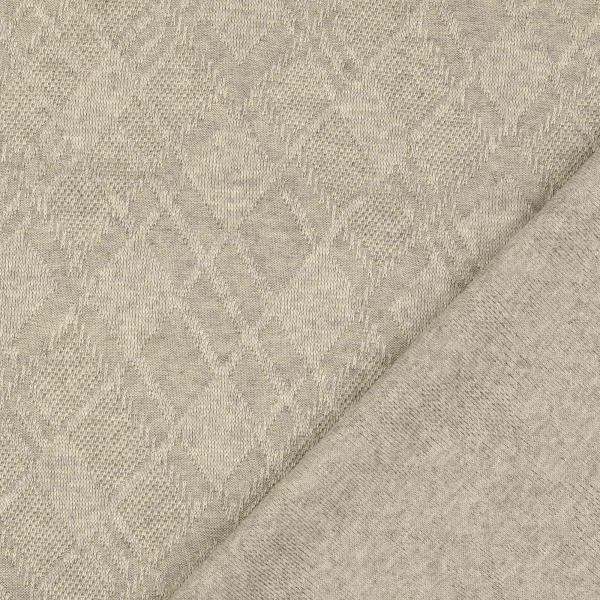 Viskose Strick-Jacquard, melange in olive